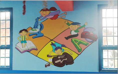 茶陵幼儿园墙体手绘
